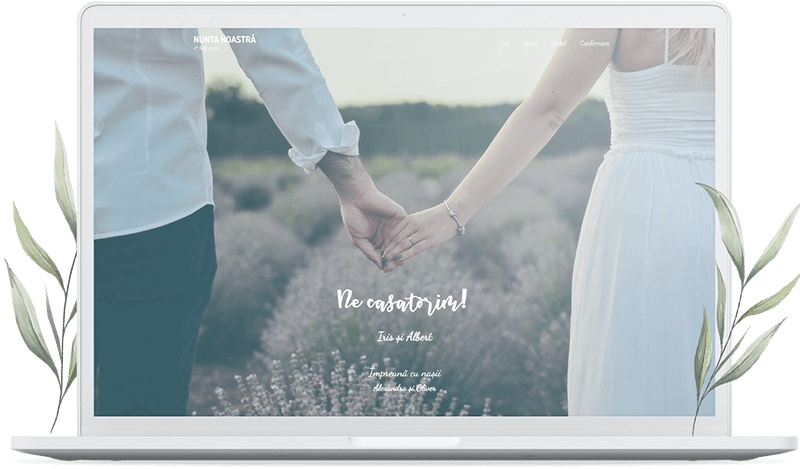 Model invitatie online - Forever